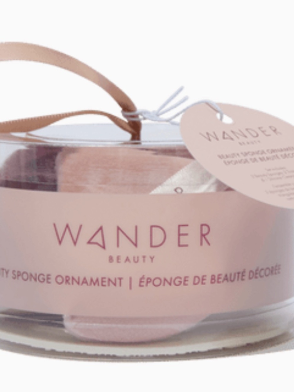 NEW WANDER Beauty Good to Go Beauty Sponge Ornament